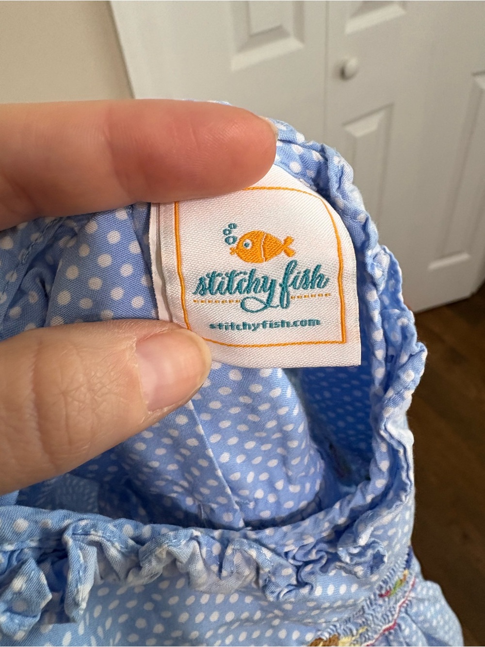 Stitchy Fish 12M Beauty & The Beast Smocked Bubble Romper - Picture 4 of 7